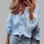 ALÉVANE | Blouse Élégante à Manches Longues Maren