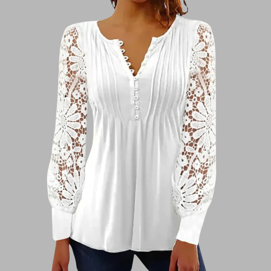 ALÉVANE | Blouse Sophistiquée à Manches Longues Marianne