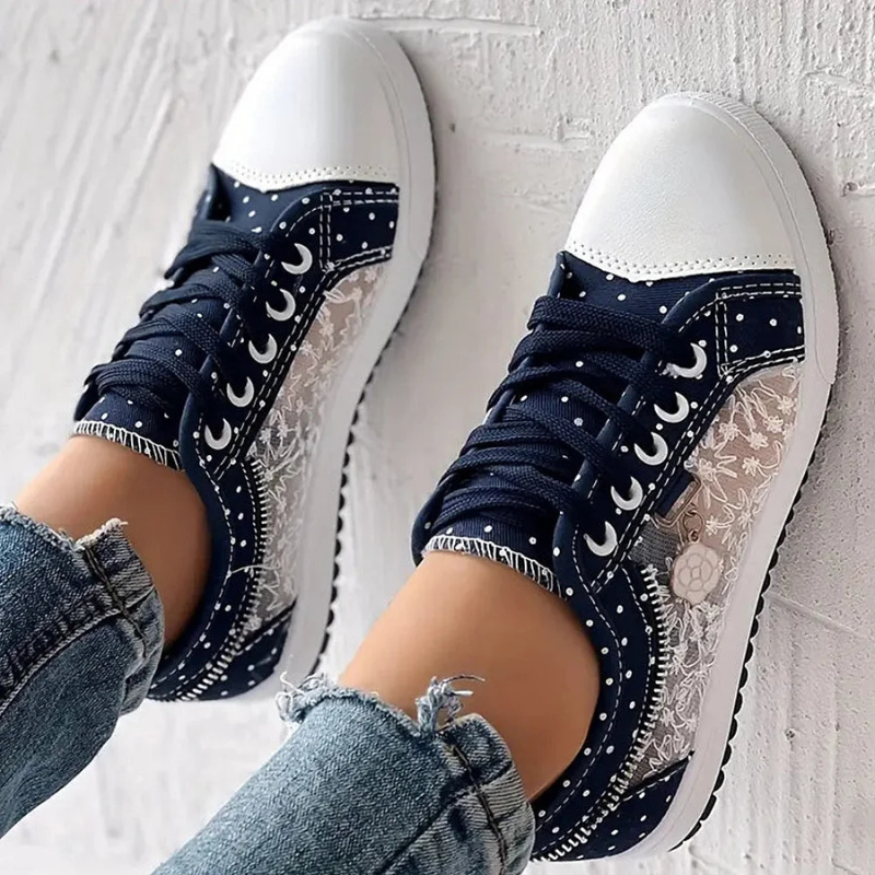 ALÉVANE | Baskets Élégantes en Dentelle