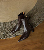 ALÉVANE | Bottines en cuir à talon élégant
