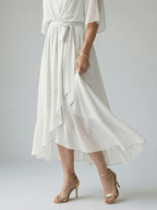 ALÉVANE | Robe Midi Drapée Elric