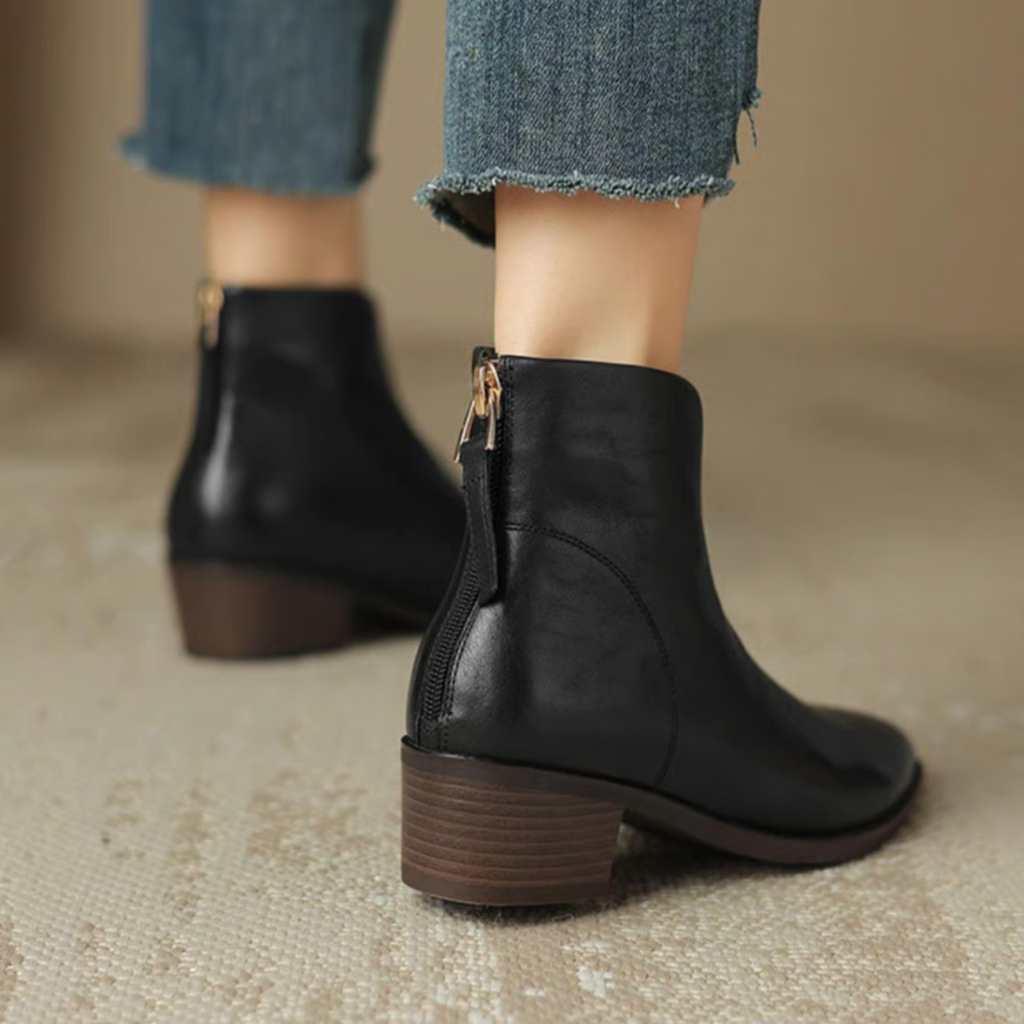 ALÉVANE | Bottines Élégantes en Cuir
