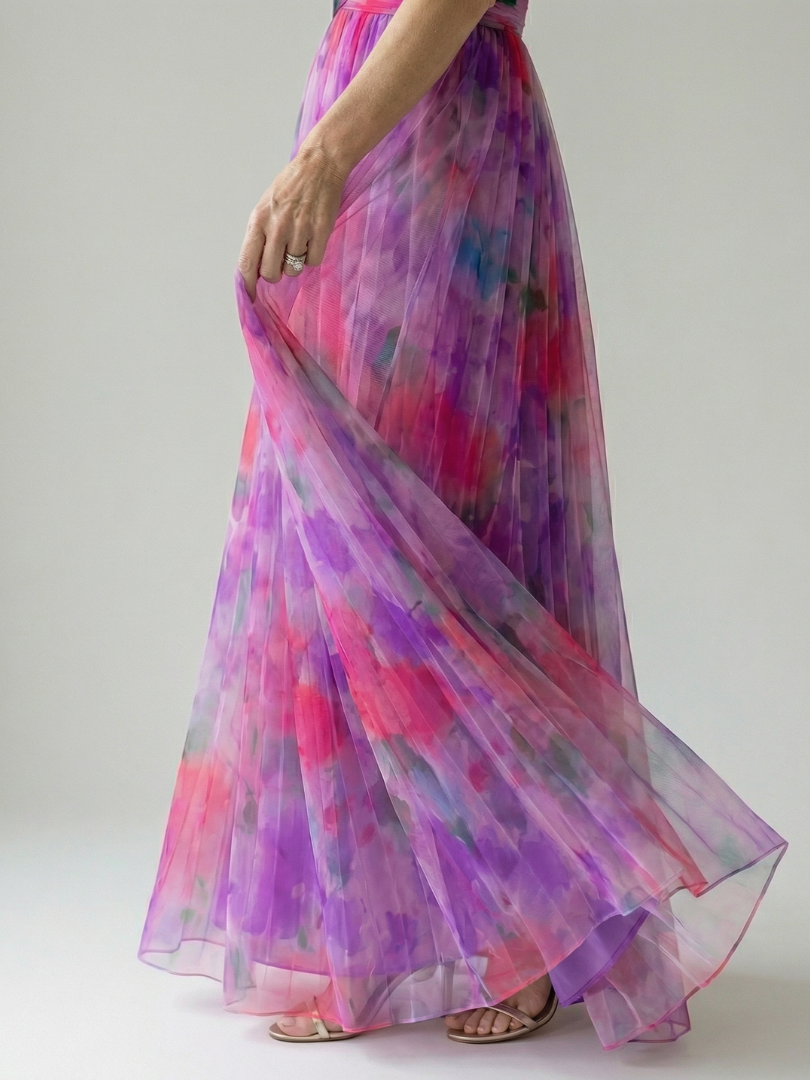 ALÉVANE | Robe Maxi à Enveloppe Douce Isel
