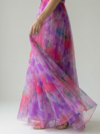 ALÉVANE | Robe Maxi à Enveloppe Douce Isel