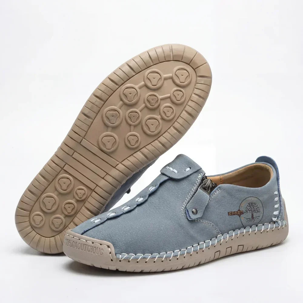 ALÉVANE | Mocassins Orthopédiques Confort Zippés Élise
