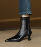 ALÉVANE | Bottines en cuir à talon élégant