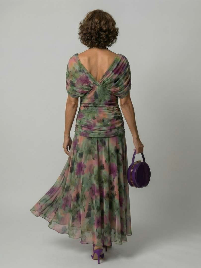 ALÉVANE | Robe Midi Décontractée à Épaules Dénudées Calen