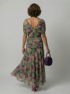ALÉVANE | Robe Midi Décontractée à Épaules Dénudées Calen