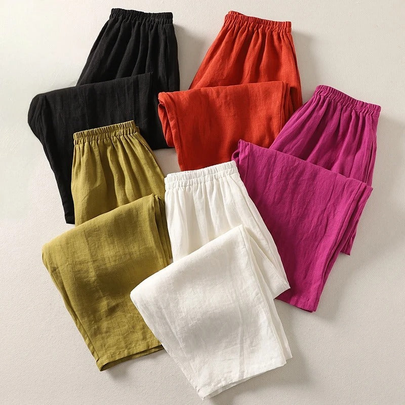 ALÉVANE | Pantalon Fluide Taille Élastique Catherine