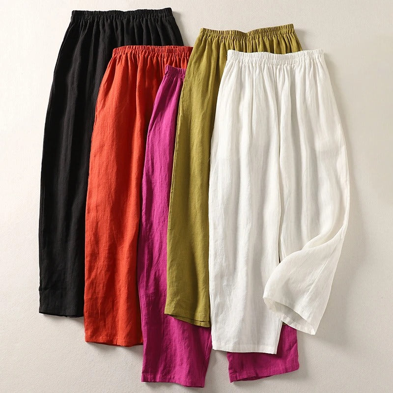 ALÉVANE | Pantalon Fluide Taille Élastique Catherine
