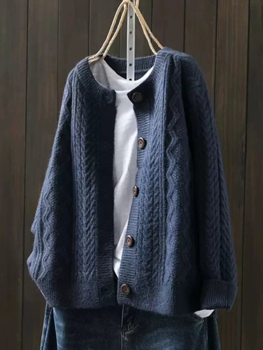 ALÉVANE | Cardigan Torsades Col Rond Sophie