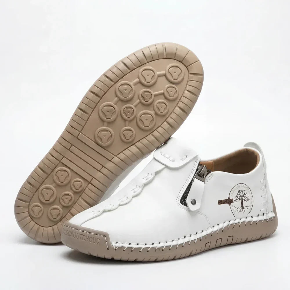 ALÉVANE | Mocassins Orthopédiques Confort Zippés Élise