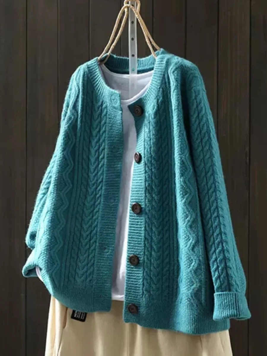 ALÉVANE | Cardigan Torsades Col Rond Sophie