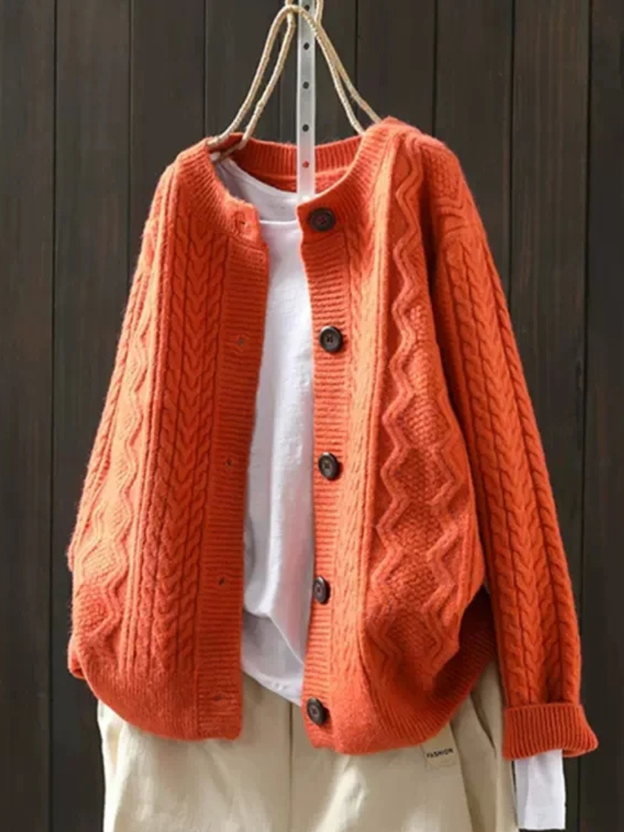 ALÉVANE | Cardigan Torsades Col Rond Sophie