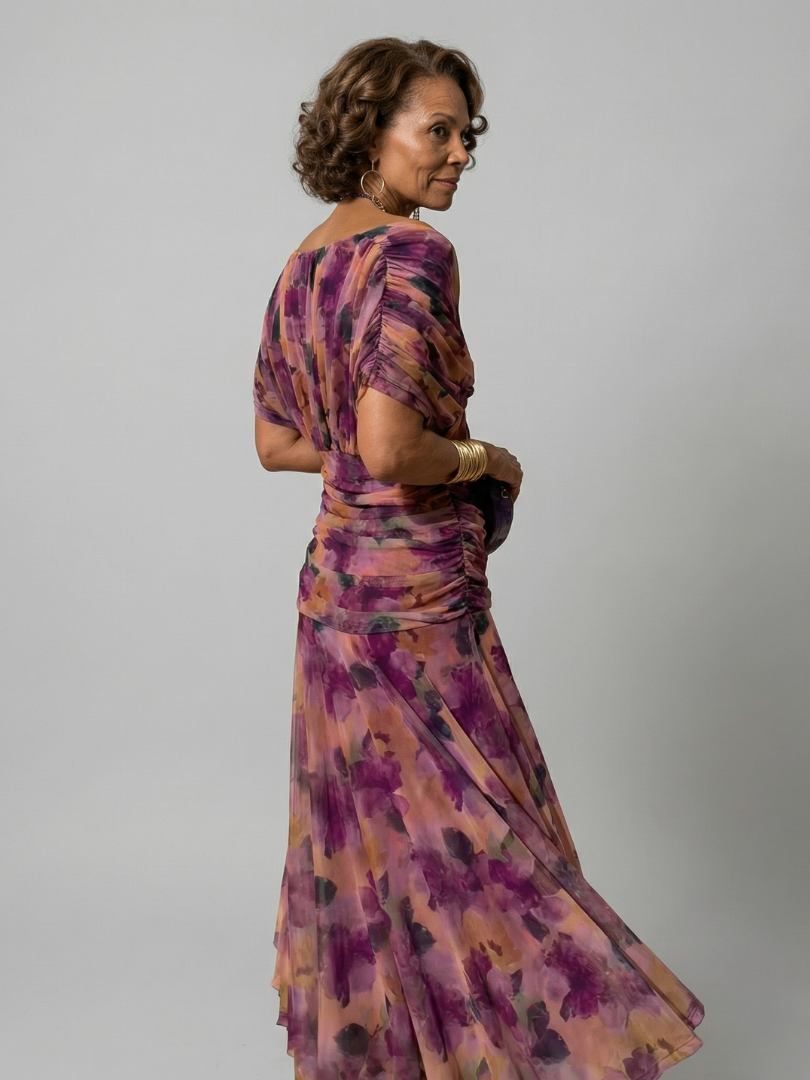 ALÉVANE | Robe Midi Décontractée à Épaules Dénudées Calen
