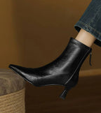 ALÉVANE | Bottines en cuir à talon élégant