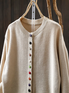 ALÉVANE | Cardigan Boutons Colorés Michèle