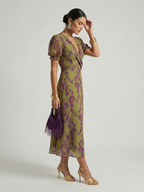 ALÉVANE | Robe Midi Florale Détendue Virel