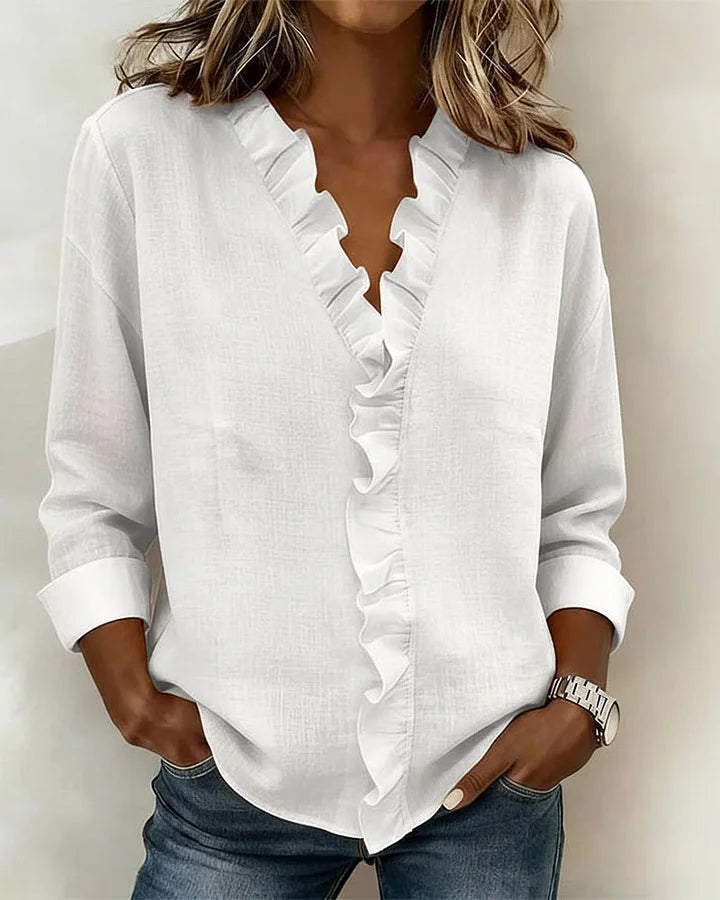 ALÉVANE | Blouse à Volants Susan