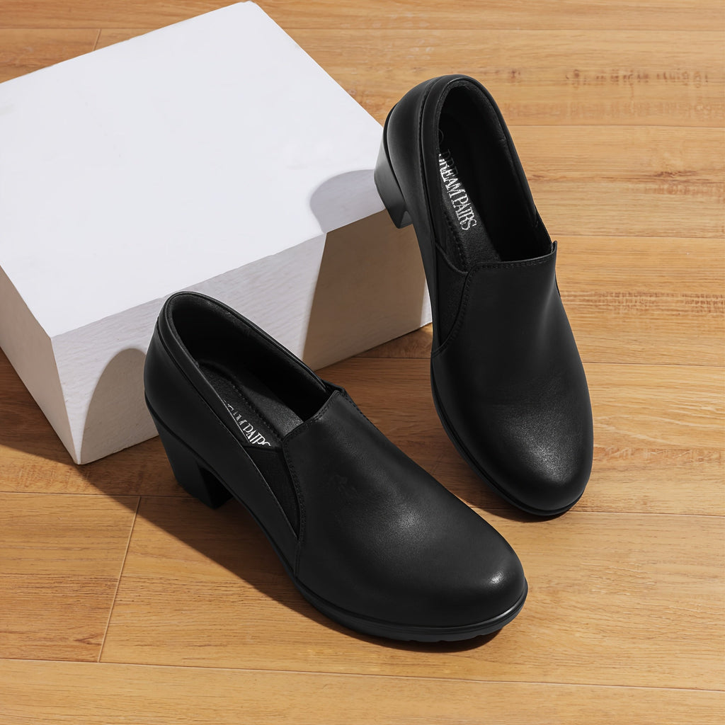 ALÉVANE | Mocassins à Talon Bloc Confort Margot