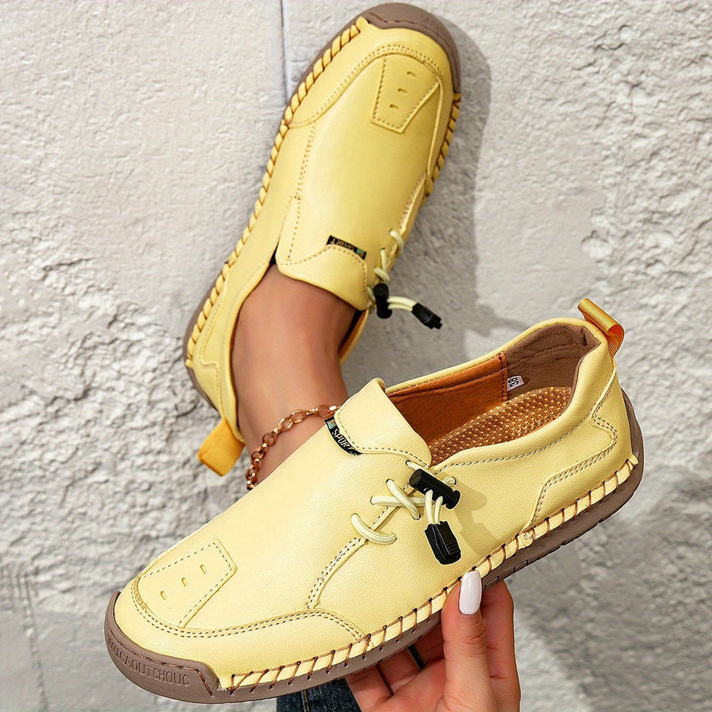 ALÉVANE | Mocassins Confort Piqués Main Mathilde