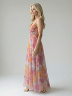 ALÉVANE | Robe Maxi à Enveloppe Douce Isel
