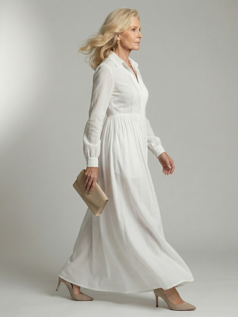 ALÉVANE | Robe Maxi Soft Flow Lioren