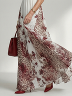 ALÉVANE | Robe Maxi Plissée Blanche Orlune