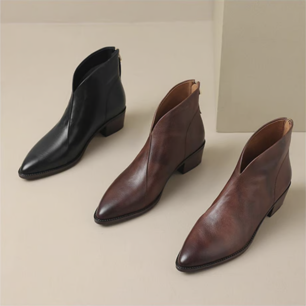 ALÉVANE | Bottines Élégantes en Cuir