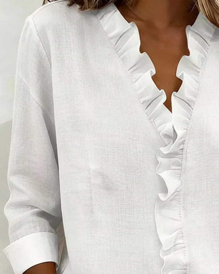 ALÉVANE | Blouse à Volants Susan