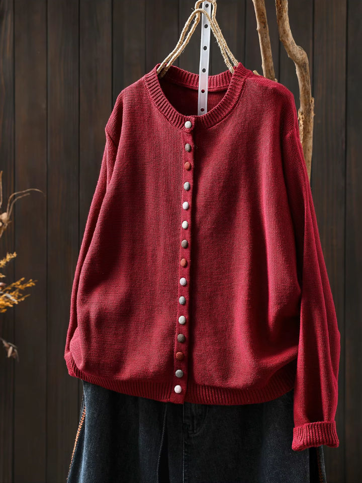 ALÉVANE | Cardigan Boutons Colorés Michèle