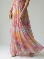 ALÉVANE | Robe Maxi à Enveloppe Douce Isel