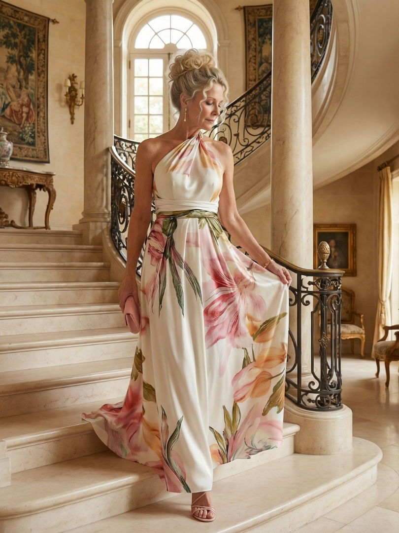 ALÉVANE | Robe Maxi Fleurie Légère Amiel