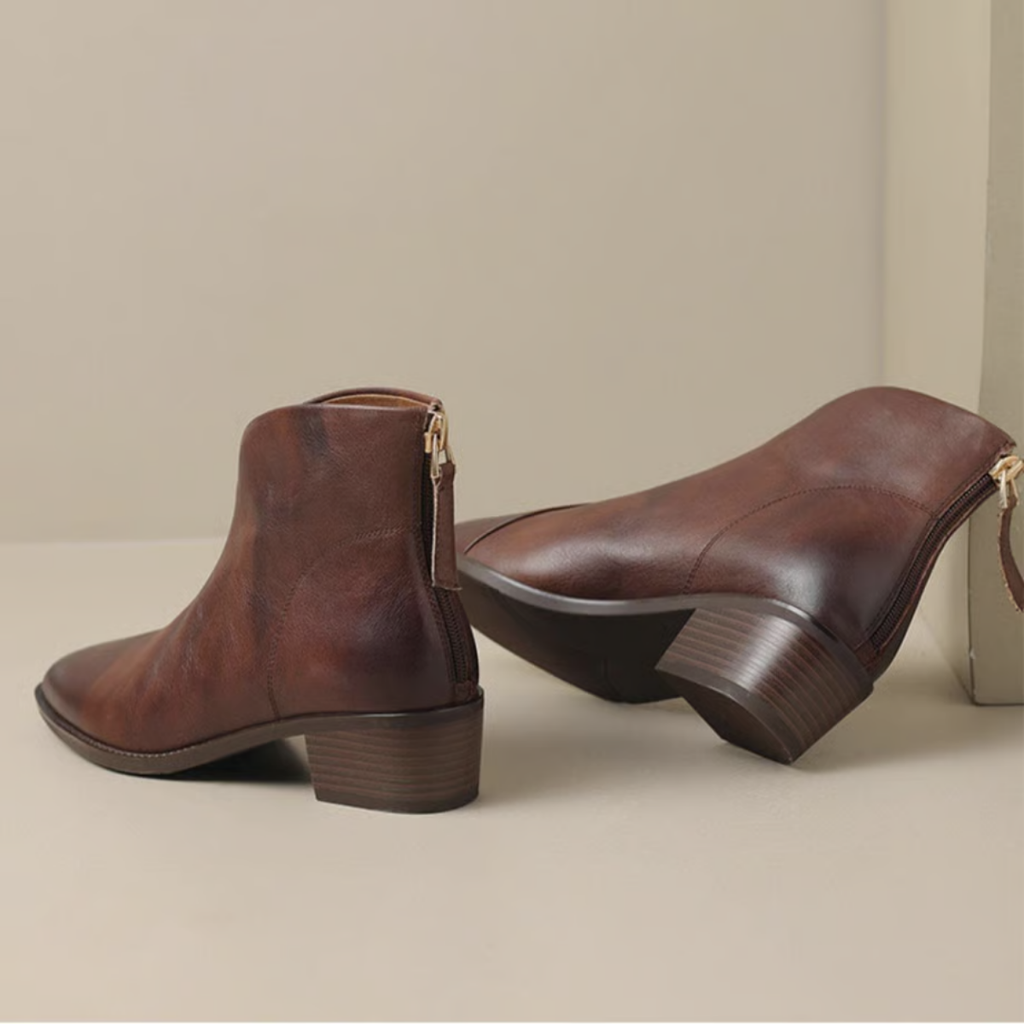 ALÉVANE | Bottines Élégantes en Cuir