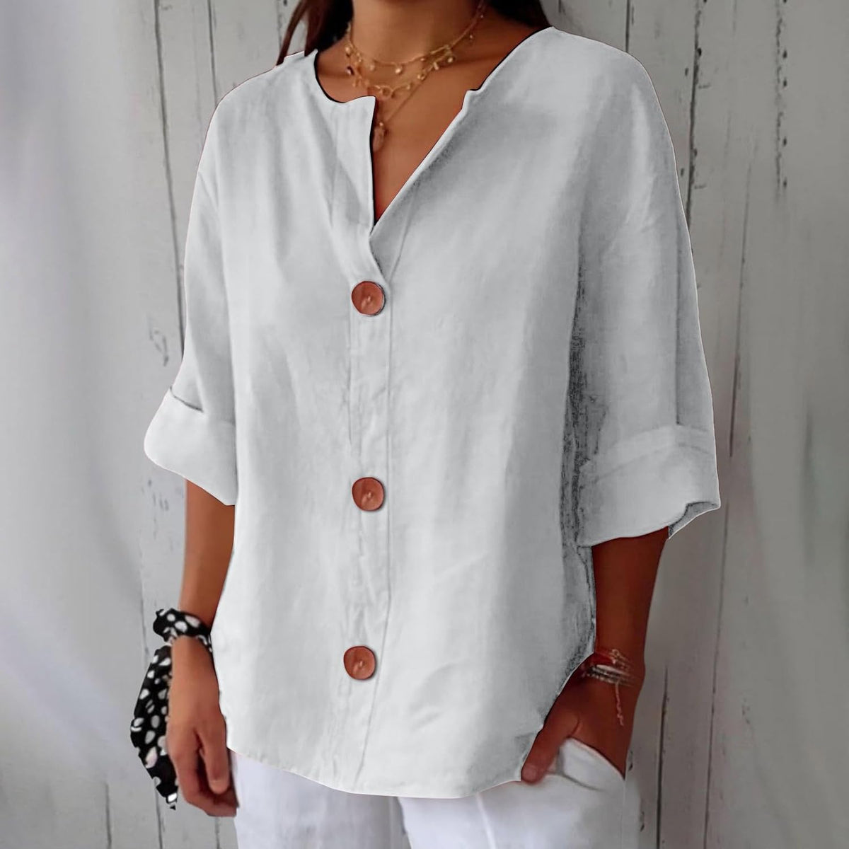 ALÉVANE | Blouse d'été ample Ella