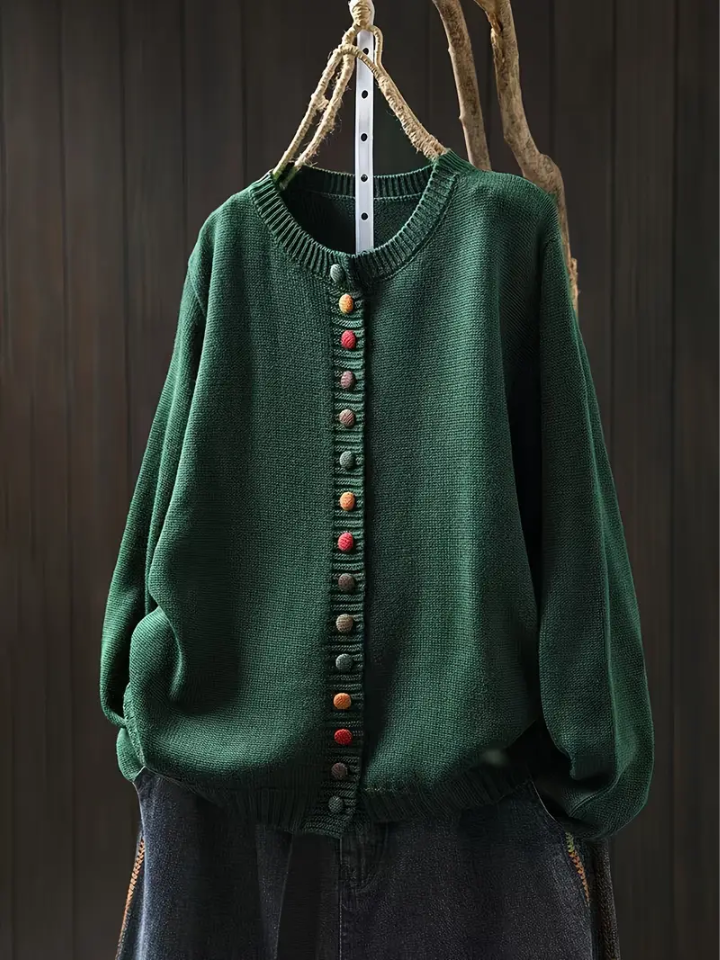 ALÉVANE | Cardigan Boutons Colorés Michèle