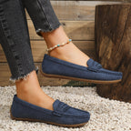 ALÉVANE | Mocassins Effet Daim Festonnés Marie