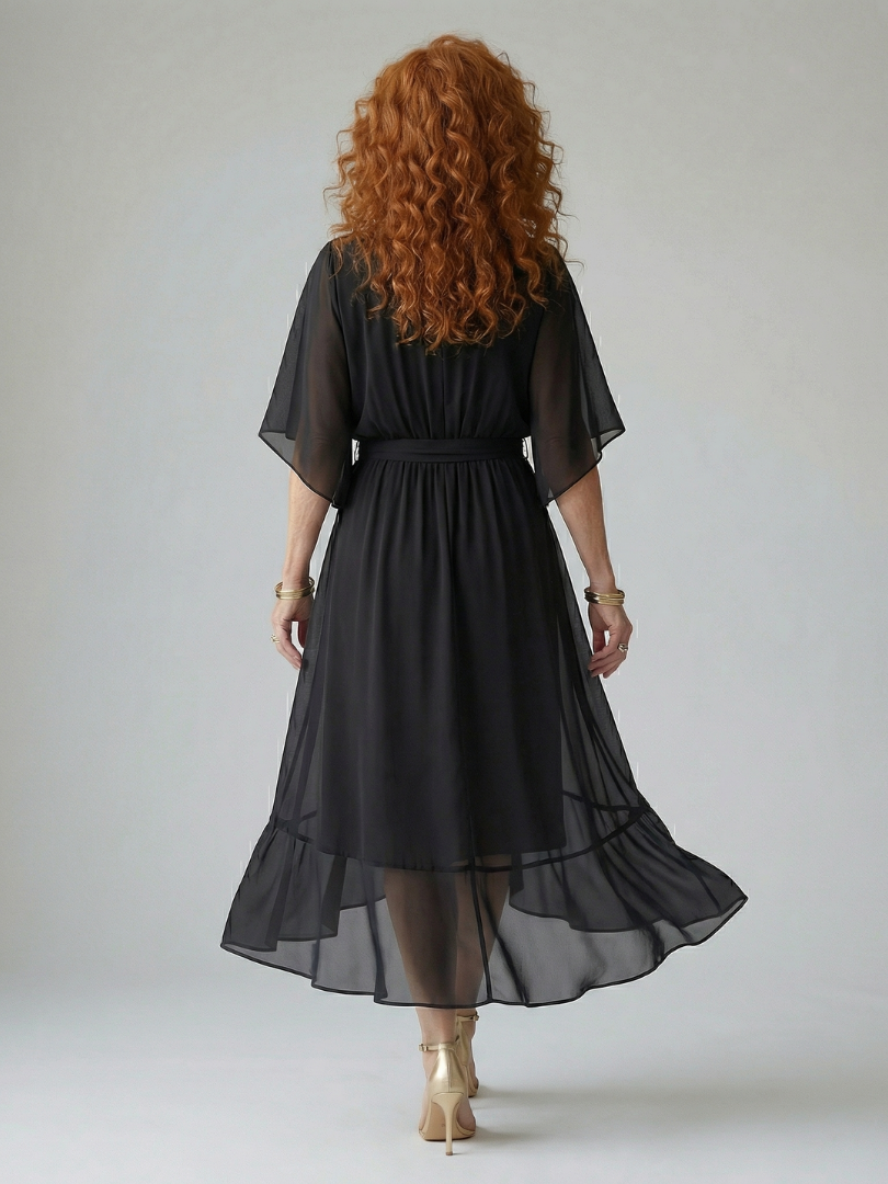 ALÉVANE | Robe Midi Drapée Elric
