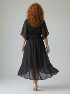 ALÉVANE | Robe Midi Drapée Elric