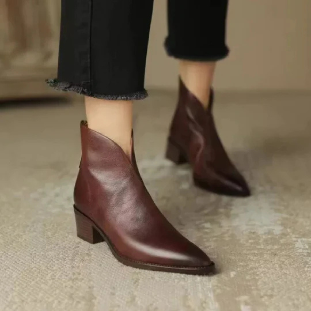 ALÉVANE | Bottines Élégantes en Cuir