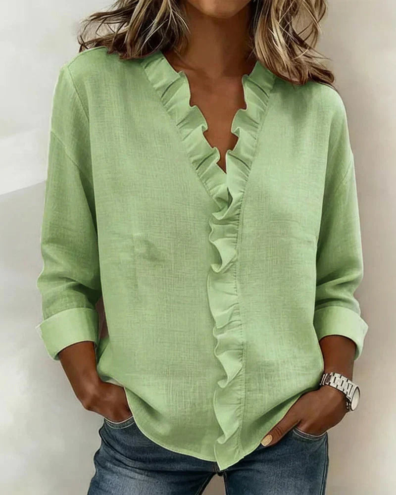 ALÉVANE | Blouse à Volants Susan
