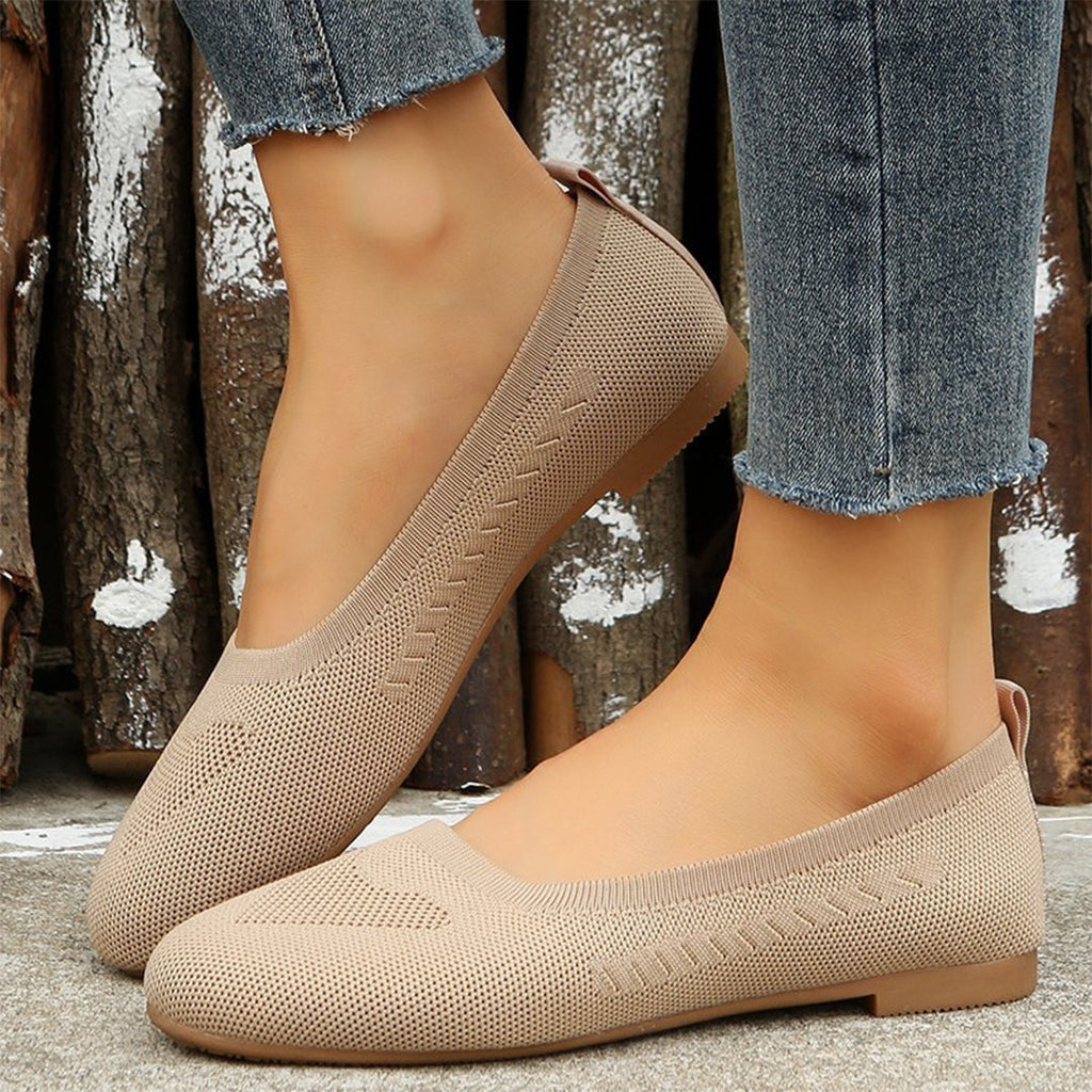 ALÉVANE | Ballerines Souples en Maille Brigitte