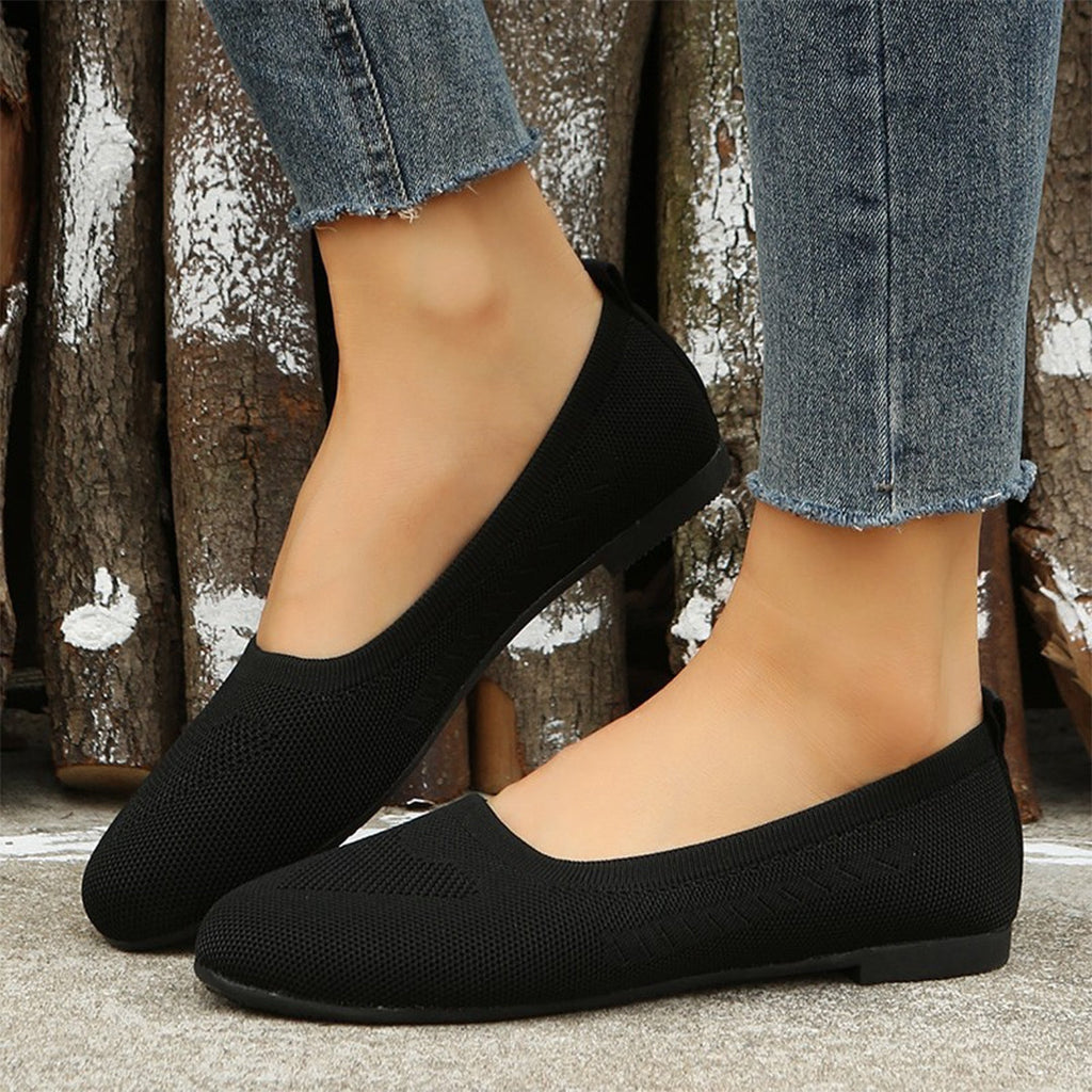 ALÉVANE | Ballerines Souples en Maille Brigitte
