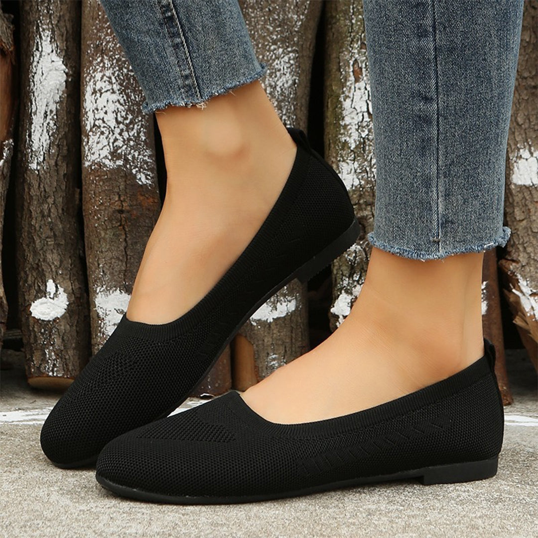 ALÉVANE | Ballerines Souples en Maille Brigitte