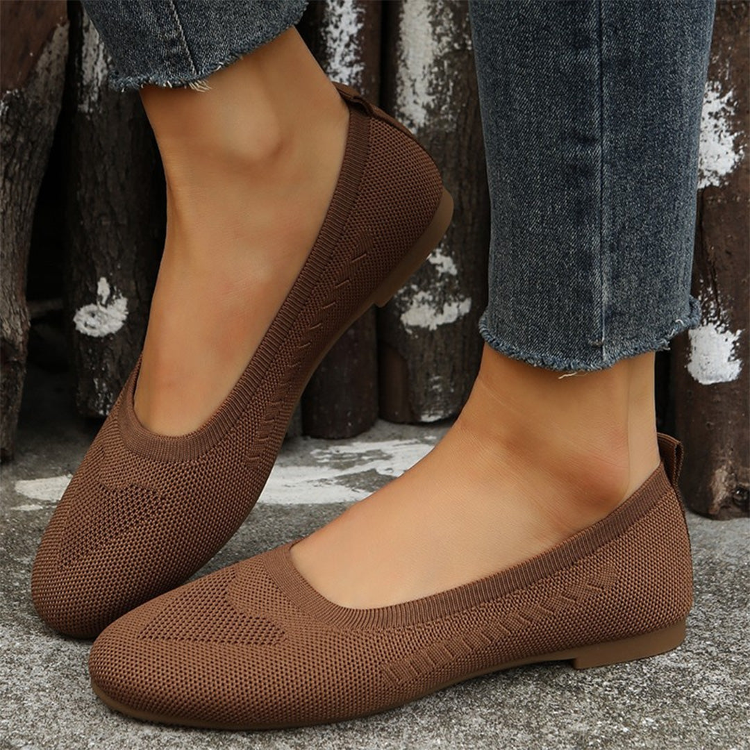 ALÉVANE | Ballerines Souples en Maille Brigitte