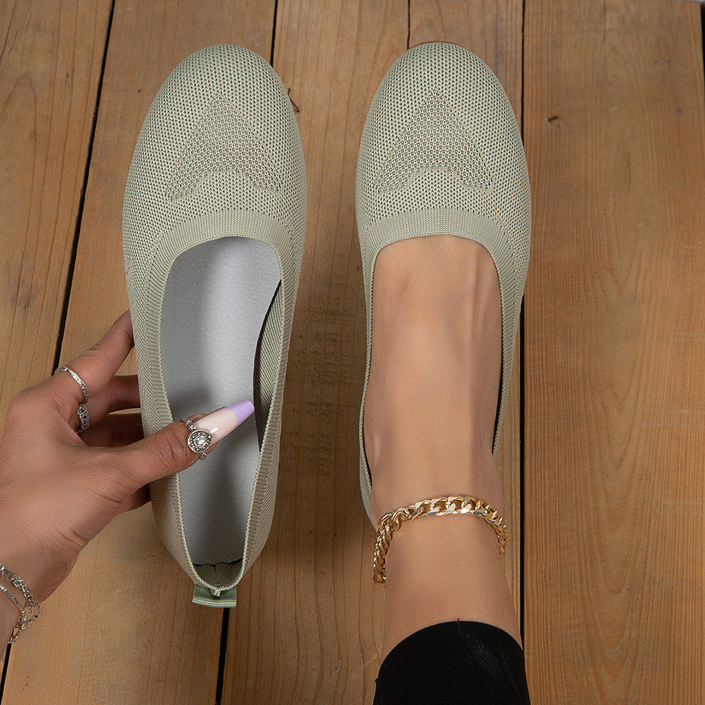 ALÉVANE | Ballerines Souples en Maille Brigitte
