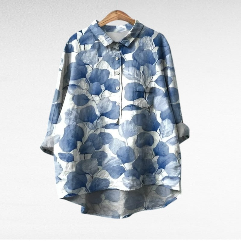 ALÉVANE | Chemise Élégante à Motif Émilie (1+1 GRATUIT!)
