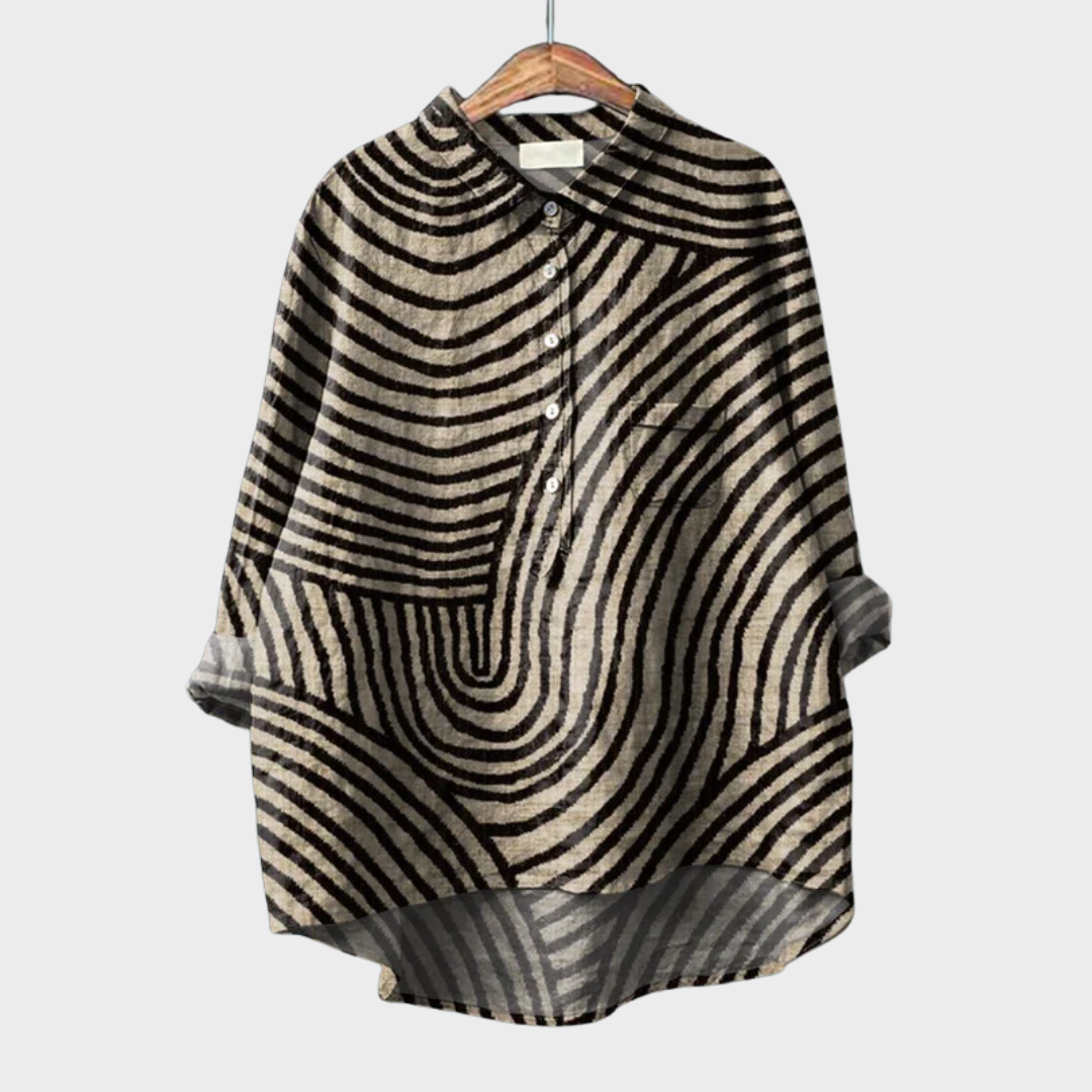 ALÉVANE | Chemise Élégante à Motif Émilie (1+1 GRATUIT!)