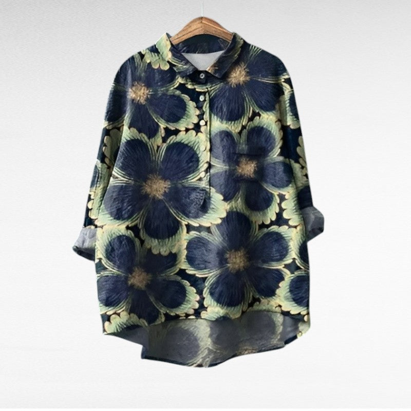 ALÉVANE | Chemise Élégante à Motif Émilie (1+1 GRATUIT!)