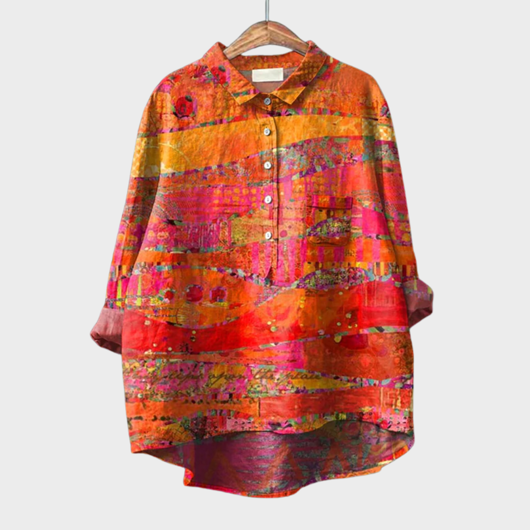 ALÉVANE | Chemise Élégante à Motif Émilie (1+1 GRATUIT!)